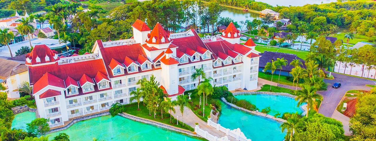Vista aérea do Mavsa Resort All-Inclusive em Cesário Lange